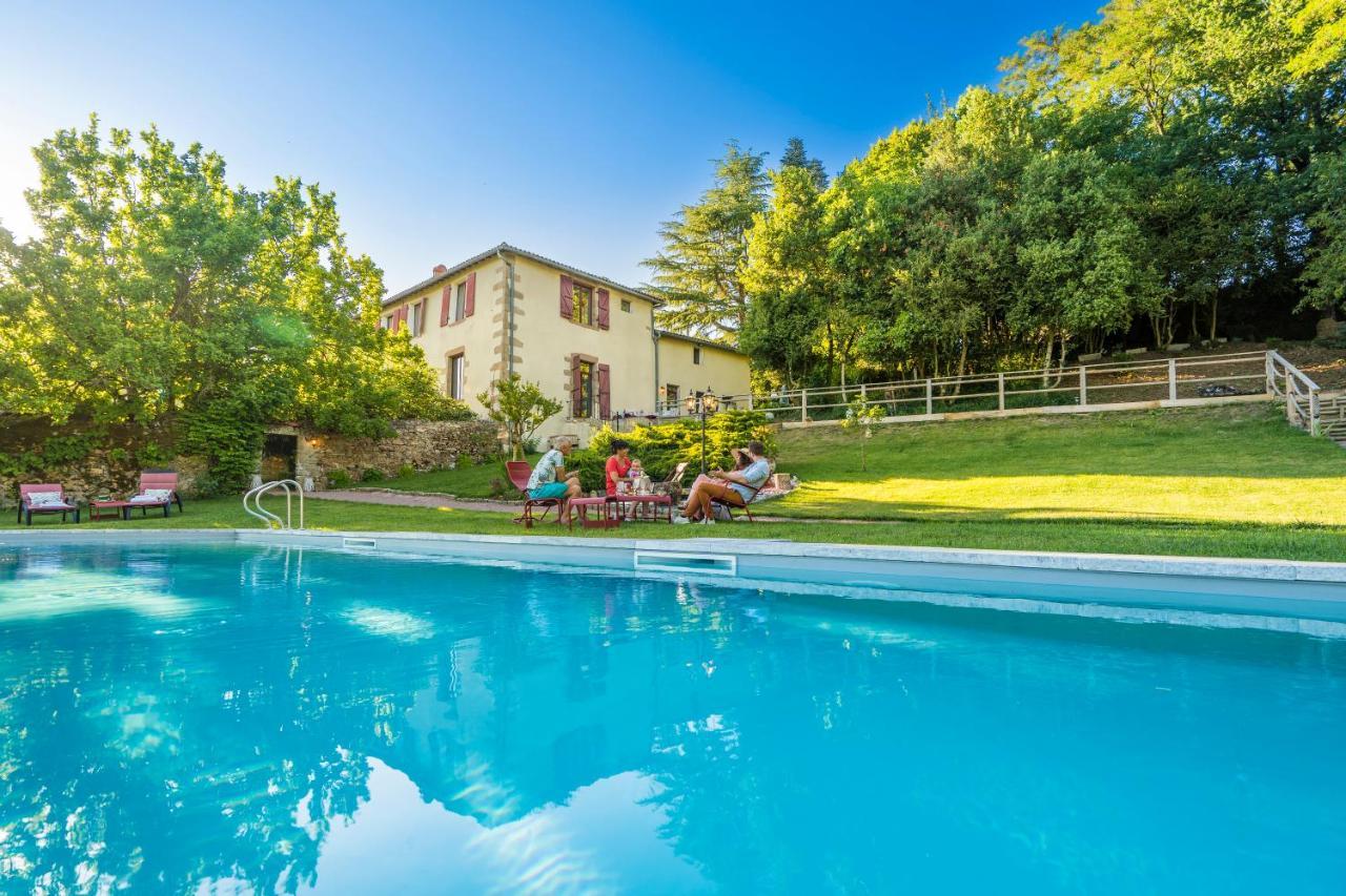 לינה וארוחת בוקר Montfaucon-Montigne Domaine Le Jardin Suspendu - Piscine Chauffee - Proche Parc Puy Dufou מראה חיצוני תמונה